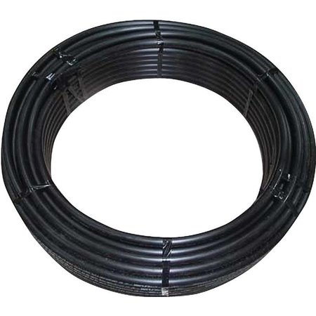 CRESLINE SPARTAN 80 Series Pipe Tubing, 2 in, Plastic, Black, 100 ft L 21060